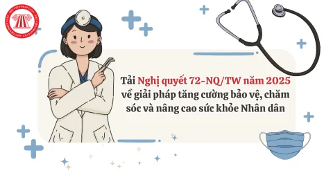 Nghị quyết 72-NQ/TW
